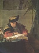 Jean Baptiste Simeon Chardin Le Souffleur(Portrait of Joseph Aved,the Painter,Known as A Chemist in His Laboratory) (mk05) Spain oil painting artist